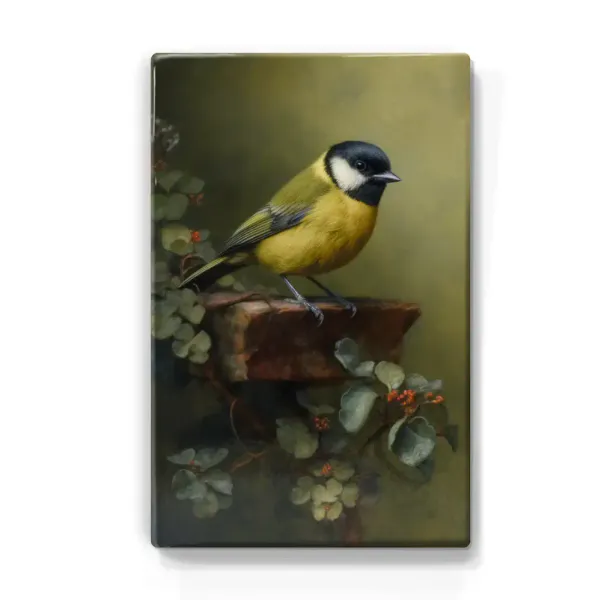 Laqueprint Great Tit in Green