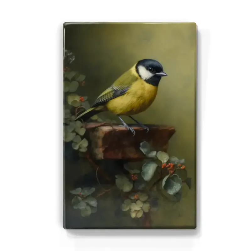 Laqueprint Great Tit in Green
