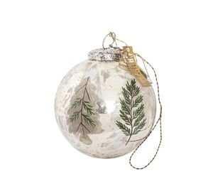 Hovedbilde Walther & Co Glasskule med store juletr&aelig;r 10 cm