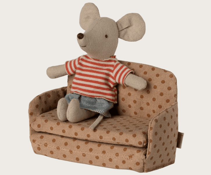 Maileg Sofa bed Mouse Dots