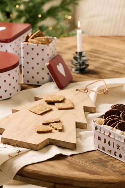 Ib Laursen Kakeboks firkantet R&oslash;de hjerter