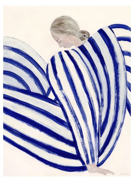 TPC Sofia Lind, Blue Stripe at Concorde 70x100 cm